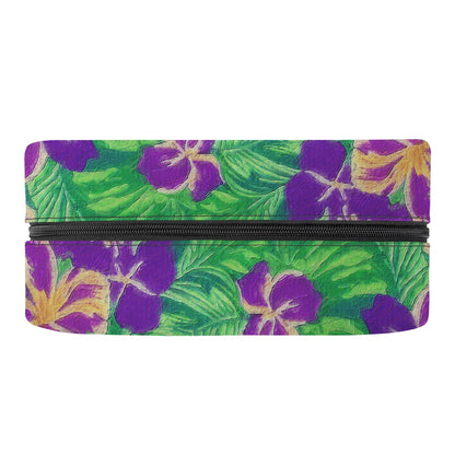 Blue Flag Iris on Green Cosmetic Bags - Luxtrini, LLC