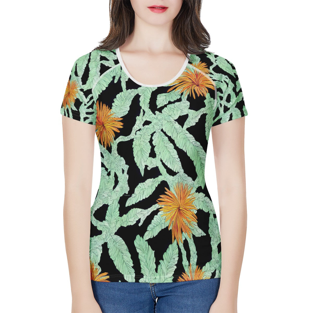 Puakenikeni Women's All-Over Print T shirt