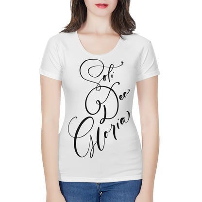 soli Deo gloria Women's All-Over Print T shirt