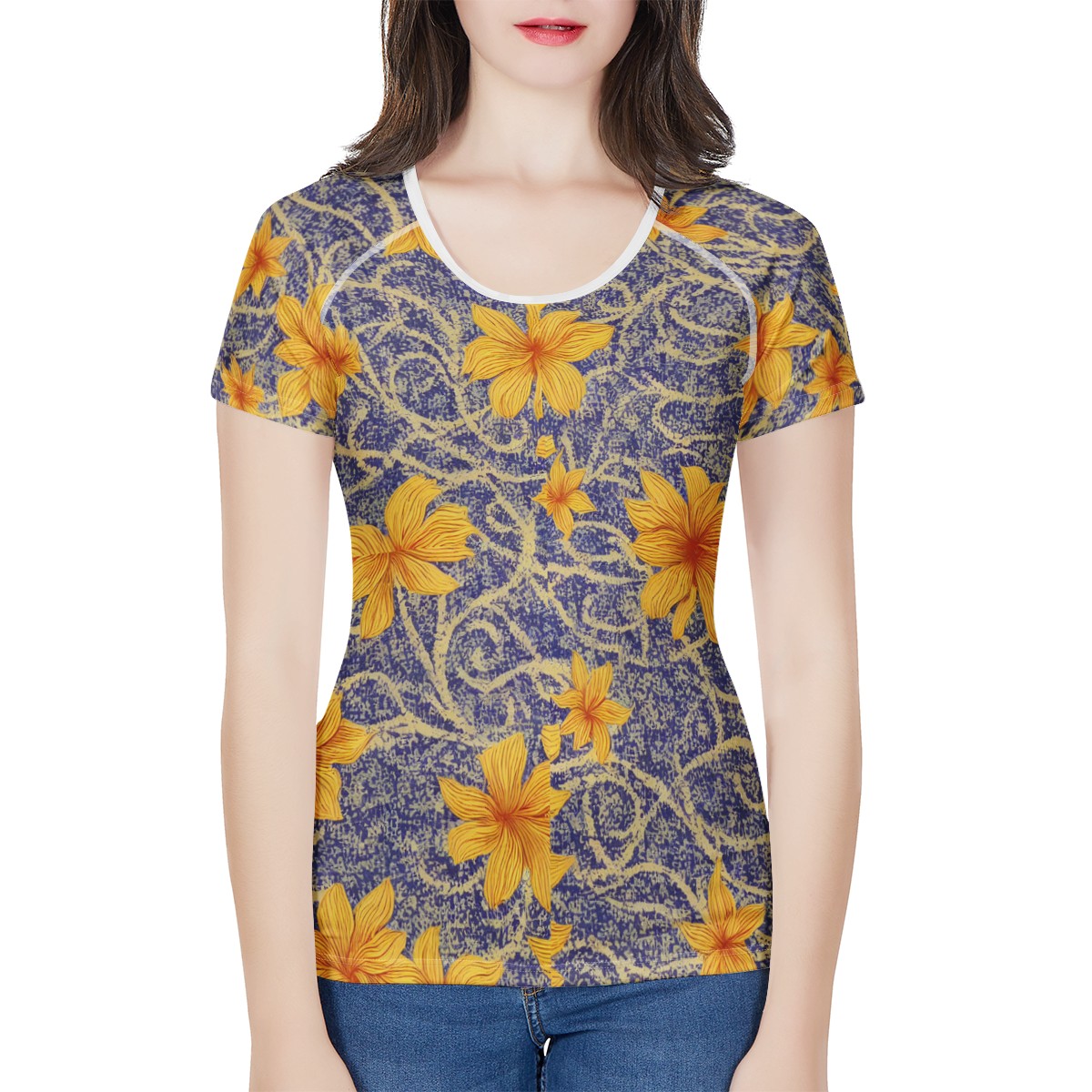 Jasmine Women's All-Over Print T shirt