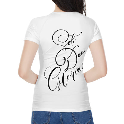 soli Deo gloria Women's All-Over Print T shirt