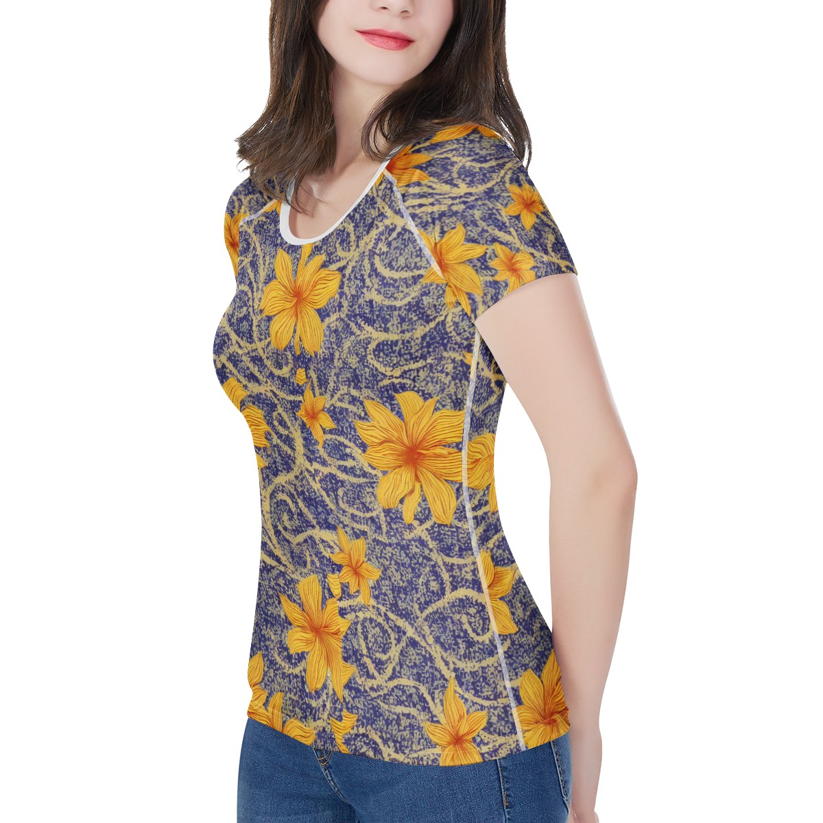 Jasmine Women's All-Over Print T shirt