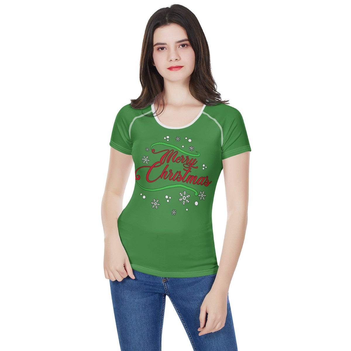 Women's All-Over Print T shirt - Luxtrini, LLC