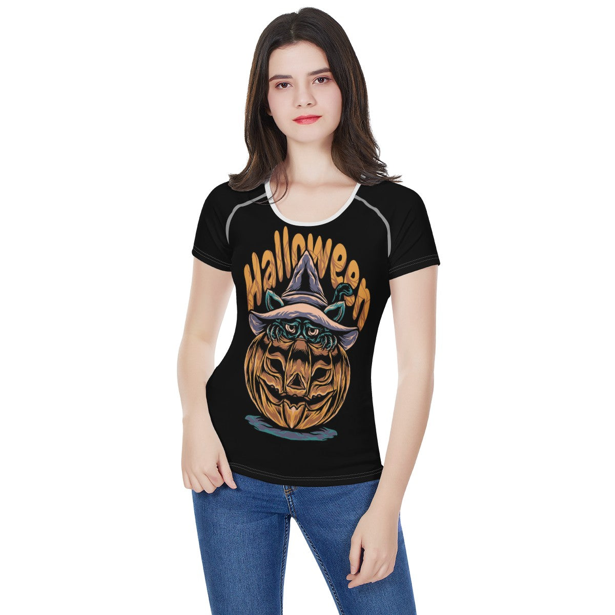 Halloween 2022 Women's All-Over Print T shirt - Luxtrini, LLC