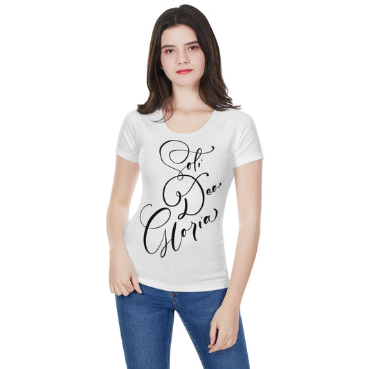 soli Deo gloria Women's All-Over Print T shirt