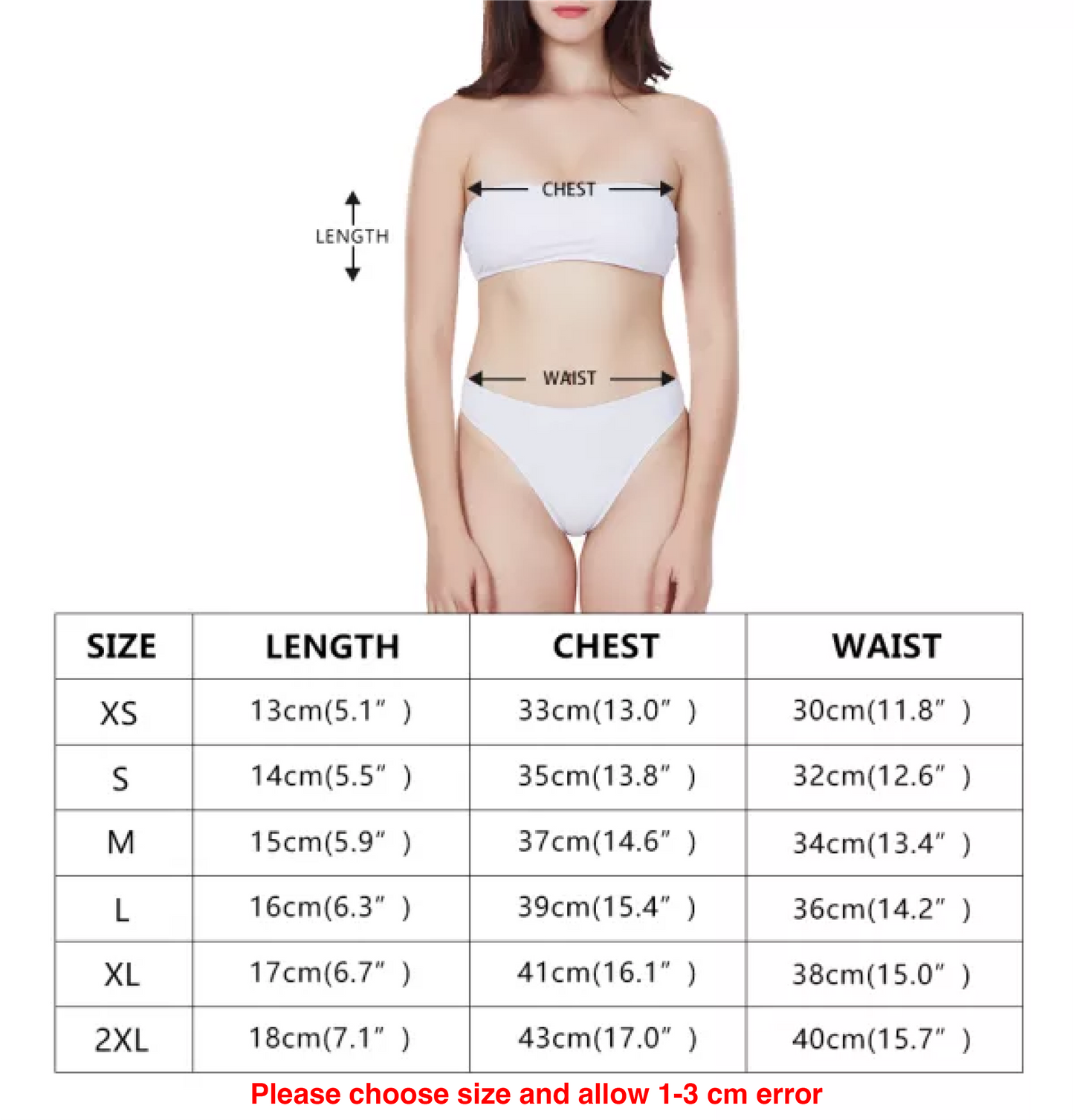 Sangria Women's Bandeau Strapless Bikinis Swimsuit