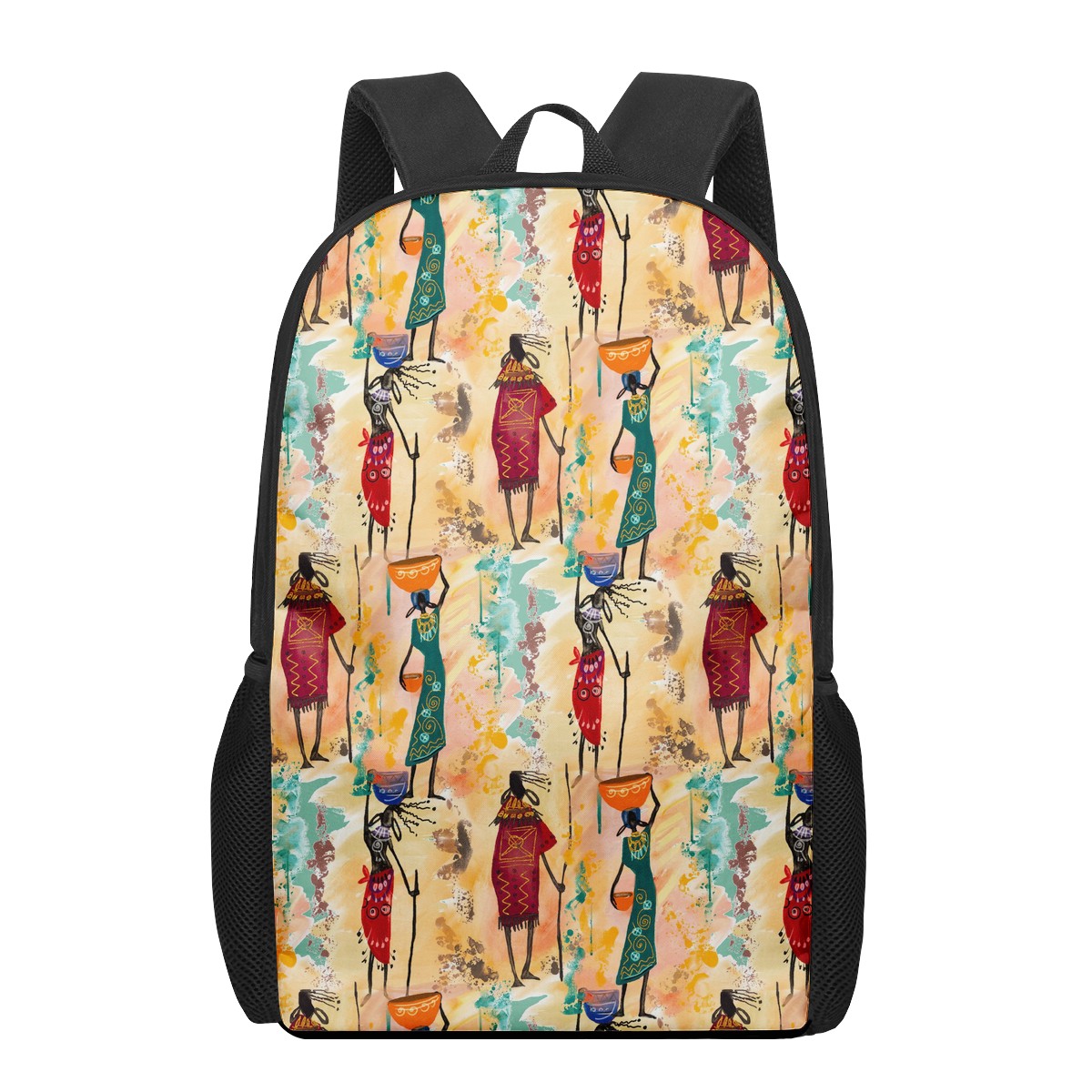 Tribal Kids Black Chain Backpack