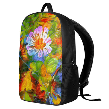 Petunia Flower Kids Black Chain Backpack