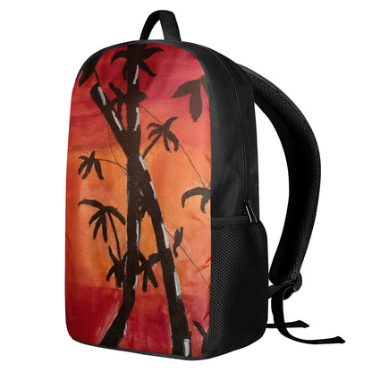 Bamboo at Sunset Kids Black Chain Backpack