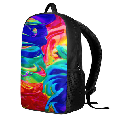 Rainbow Pride | Gay Pride | LGBTQ Pride | Confusion Kids Black Chain Backpack