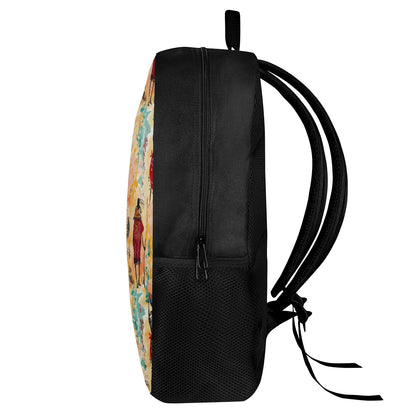 Tribal Kids Black Chain Backpack