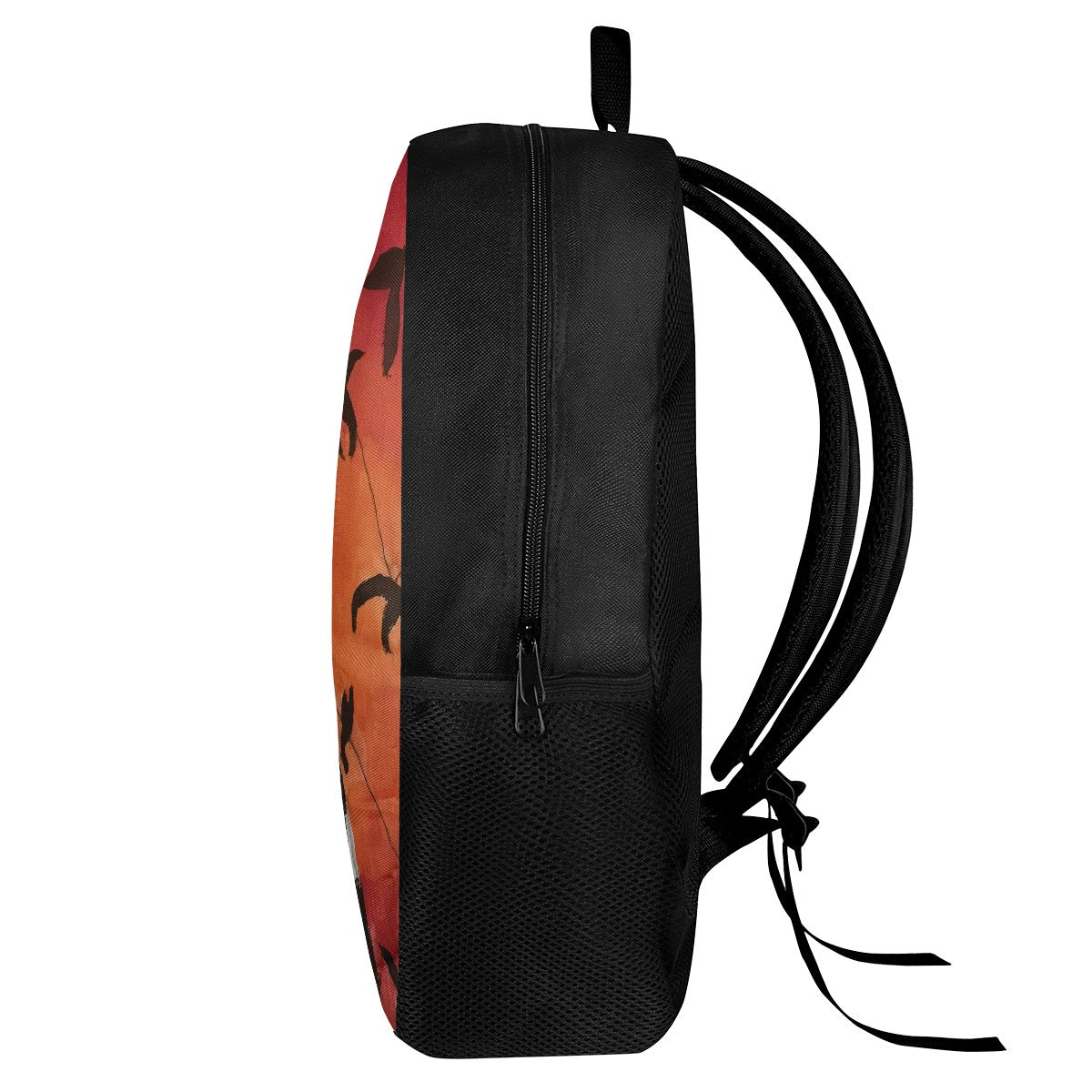 Bamboo at Sunset Kids Black Chain Backpack