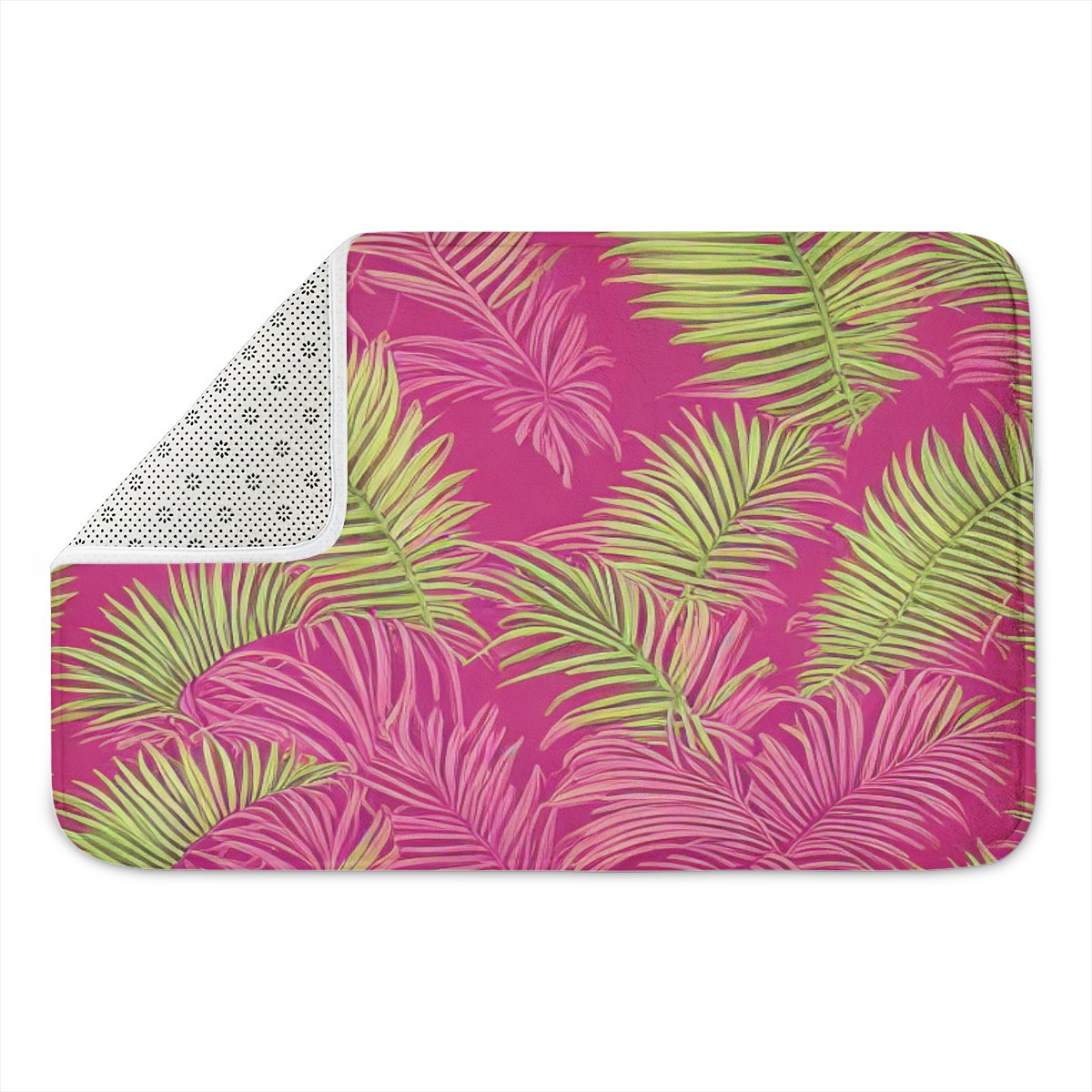 Sago Palm - Good Fortune, Longevity, Wealth Plush Doormat