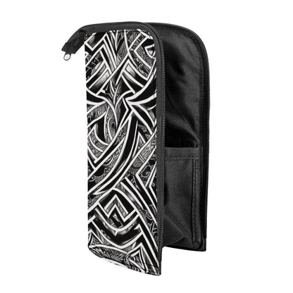 Black and White Polynesian Pencil Case