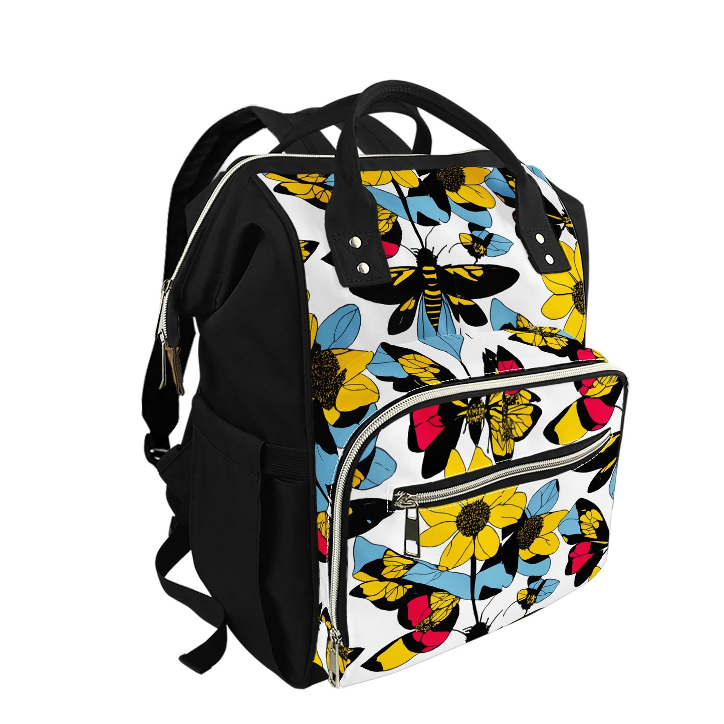 Luxtrini Bees and Sunflowers Diaper Bag: A Stylish and Functional Essential for Busy Parents