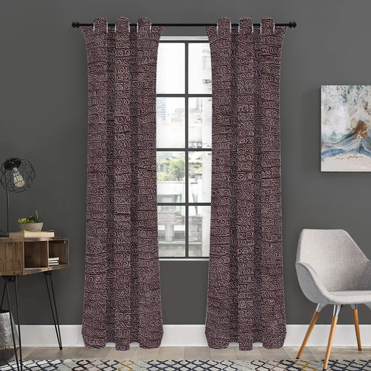 African | Ethnic | Mudcloth | Long Curtains | Home Decor