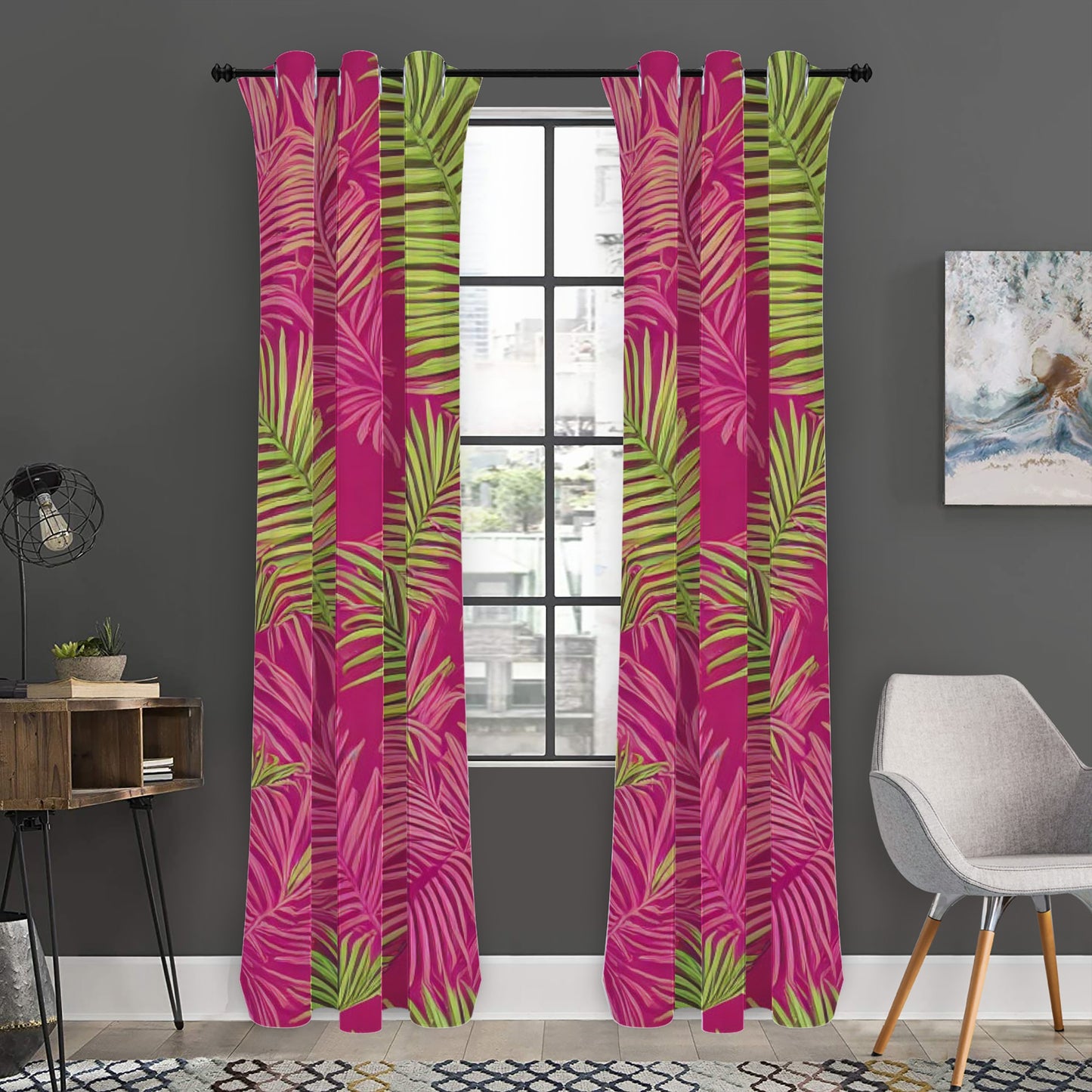 Tropical Long Curtains | Home Decor