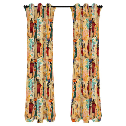 Tribal Long Curtains | Home Decor