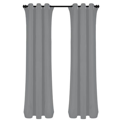 Silver Gray Long Curtains | Home Decor