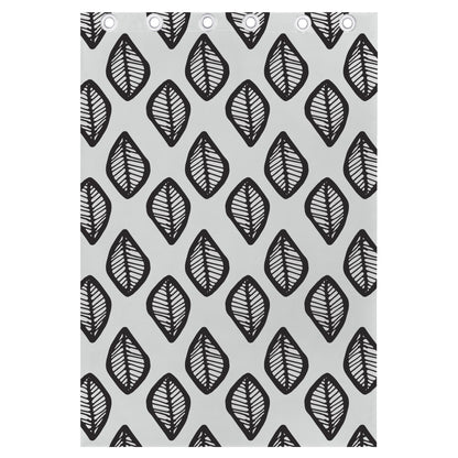 African | Ethnic | Mudcloth | #16 Black and White Long Curtains | Home Decor