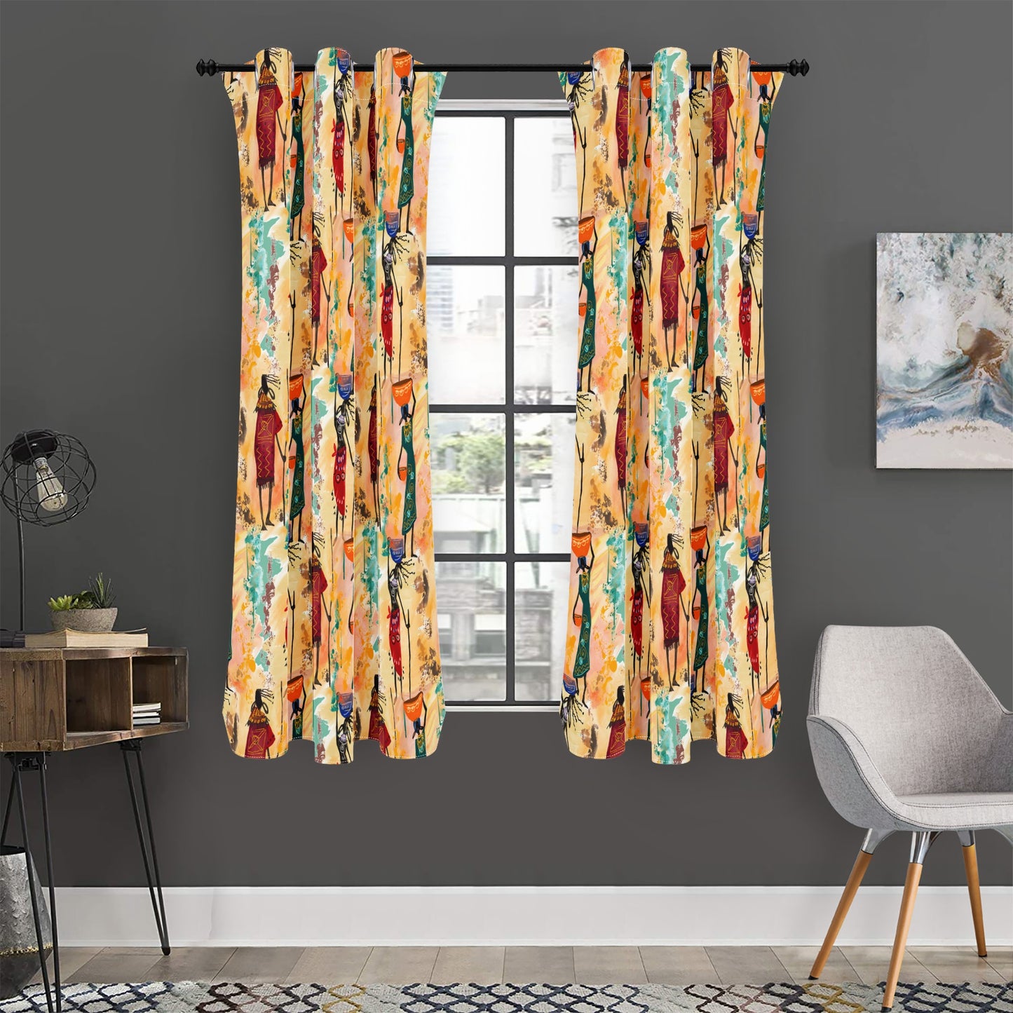 Tribal Short Curtains | Home Decor