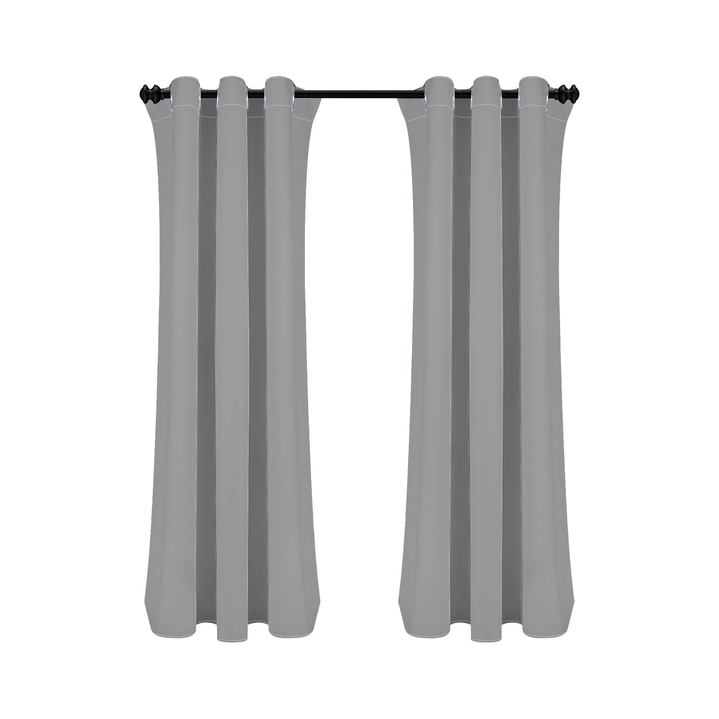 Silver Gray Short Curtains | Home Decor