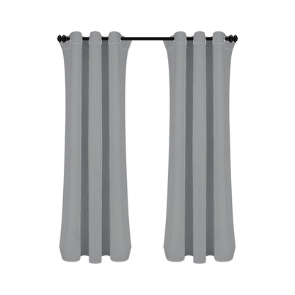 Silver Gray Short Curtains | Home Decor