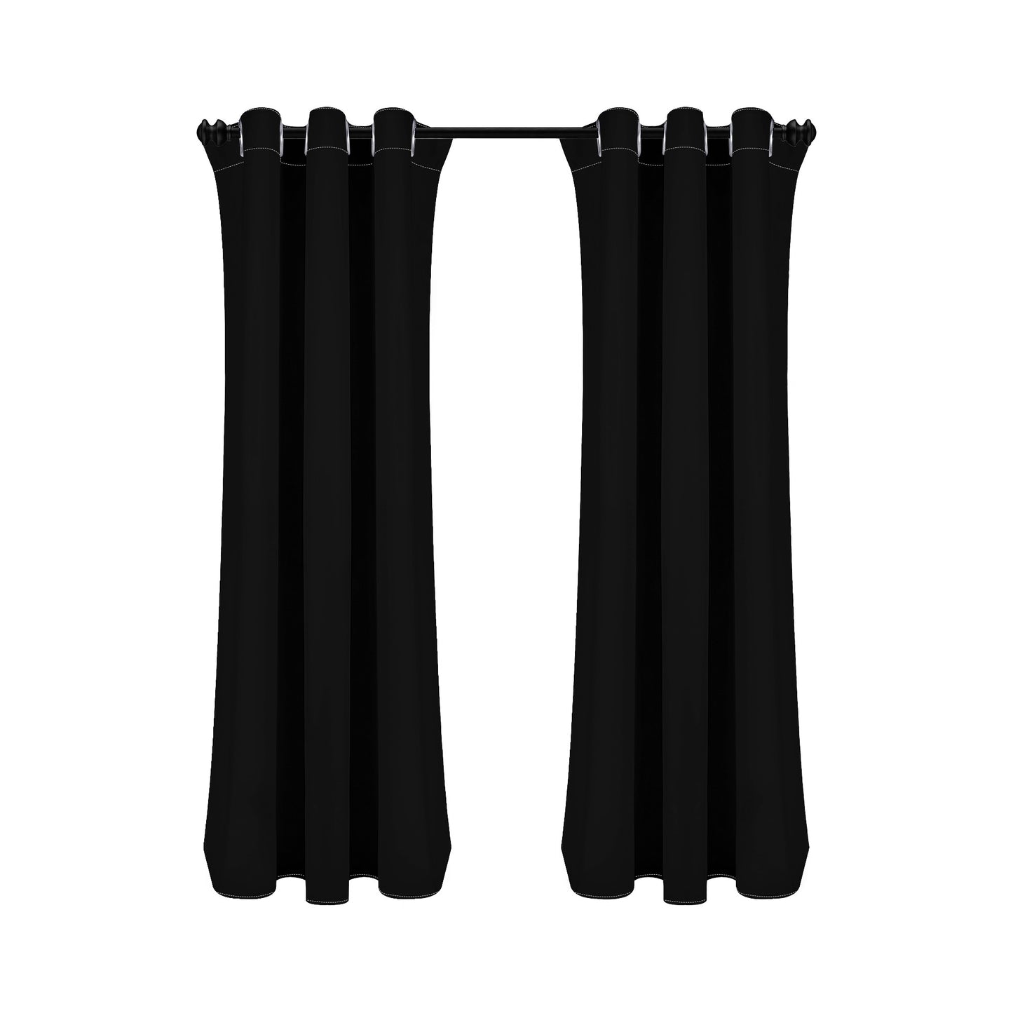 Short Black Curtains | Home Decor