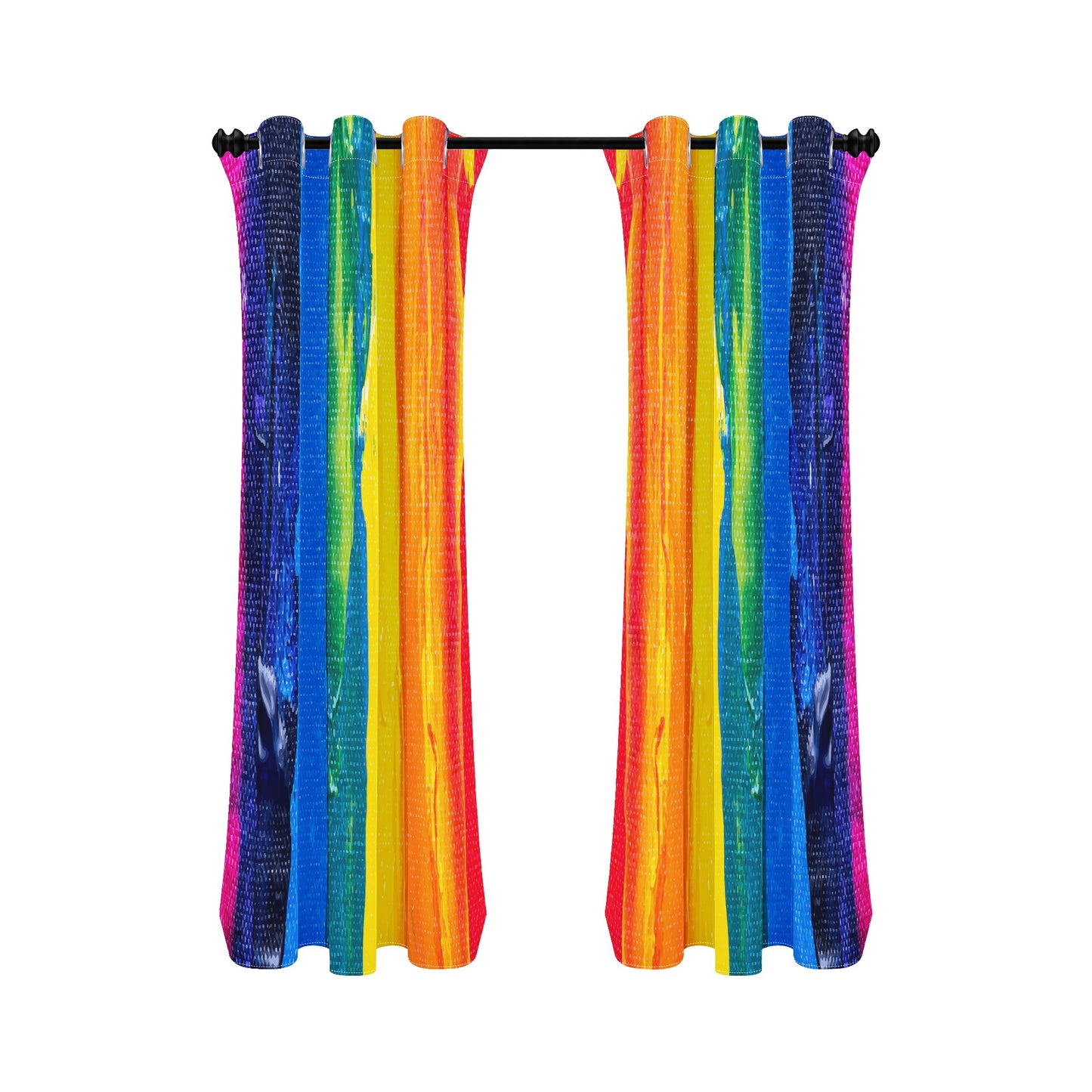 LGBT Rainbow Short Curtains | Home Decor