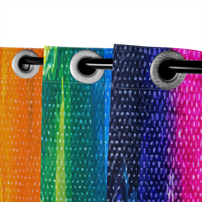 LGBT Rainbow Short Curtains | Home Decor