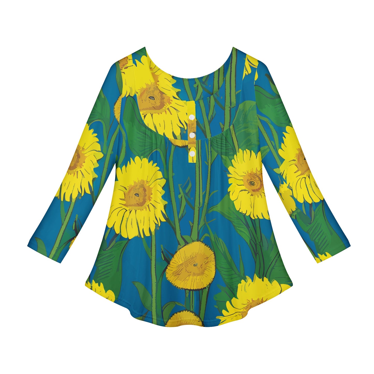 Sunflower Women Long Sleeve Shirt