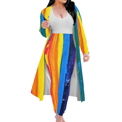 Rainbow Womens Overalls Sportwear - 170 GSM Polyester Spandex - S-4XL