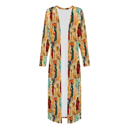 Tribal Women's Casual Long Open Front Cardigan