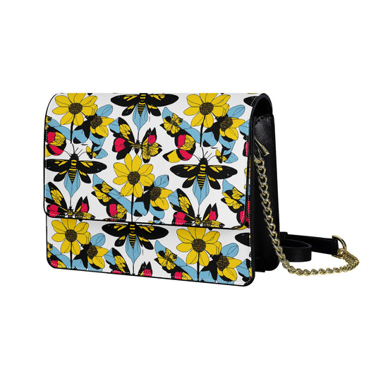 Luxtrini Bees and Sunflowers Crossbody Handbag