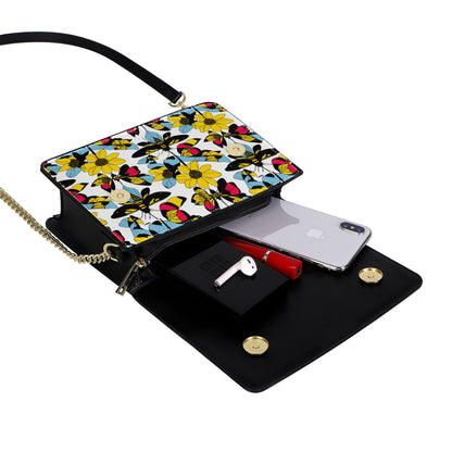 Luxtrini Bees and Sunflowers Crossbody Handbag Universal ONESIZE