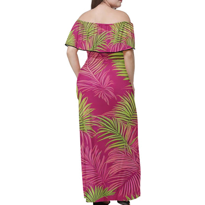 Sago Palms Women Off shoulder Dress
