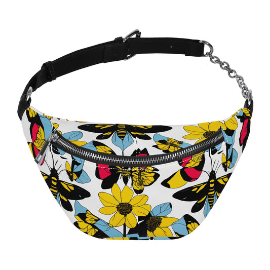 Bees and Sunflowers Fashion Fanny bag