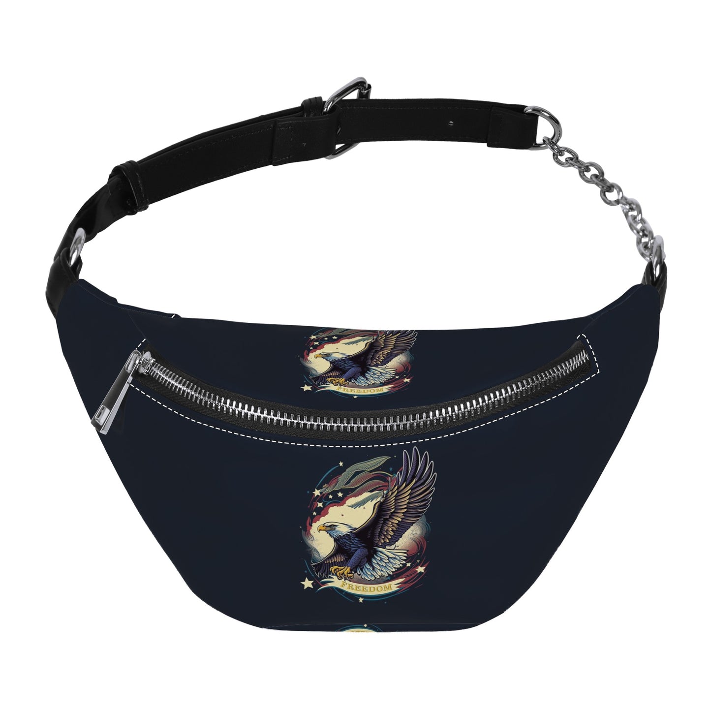 Freedom Flyer: Celebrating the Bald Eagle as a Symbol of Freedom and Strength in the USA Fashion Fanny bag