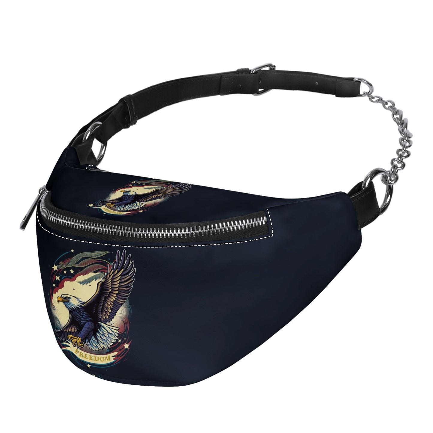 Freedom Flyer: Celebrating the Bald Eagle as a Symbol of Freedom and Strength in the USA Fashion Fanny bag