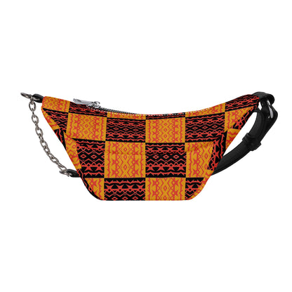 Black and Orange Tribal - Fashion Fanny Pack