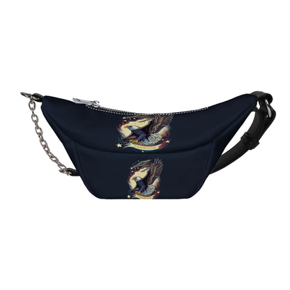 Freedom Flyer: Celebrating the Bald Eagle as a Symbol of Freedom and Strength in the USA Fashion Fanny bag