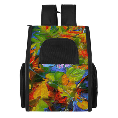 Petunia Flower Pet Carrier Backpack