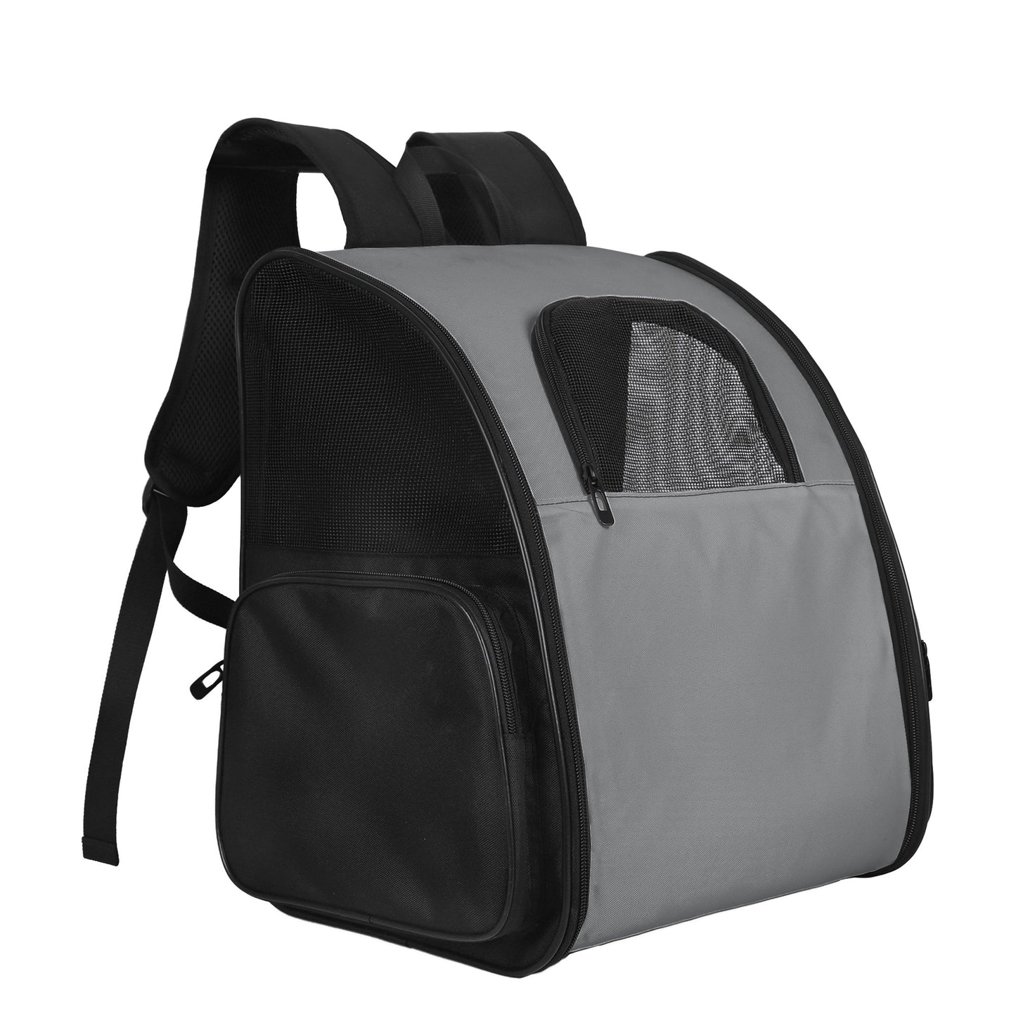 Silver Gray Pet Carrier Backpack