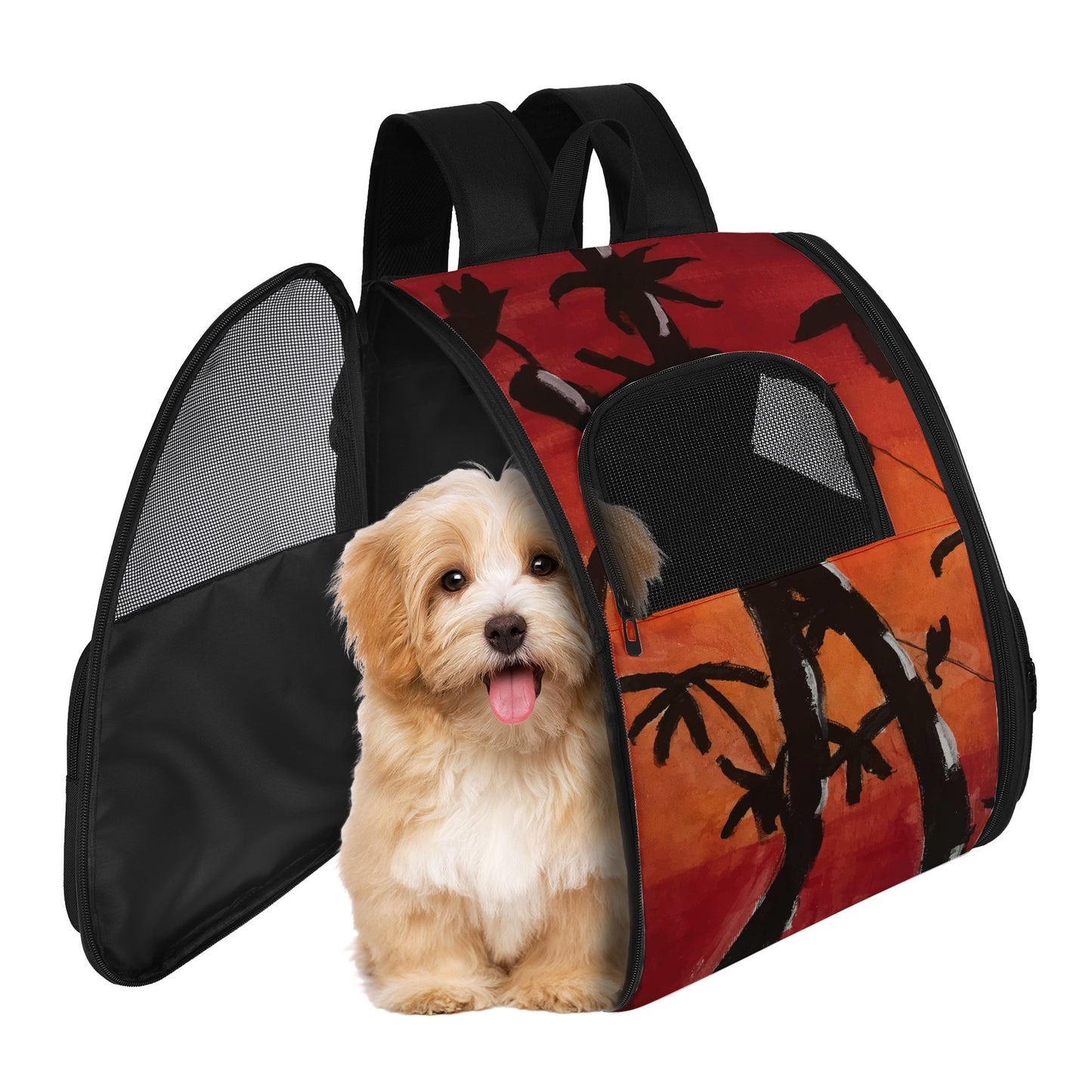 Bamboo at Sunset Pet Carrier Backpack