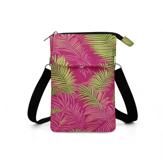 Sago Palm - Good Fortune, Longevity, Wealth Cloth Crossbody Bag