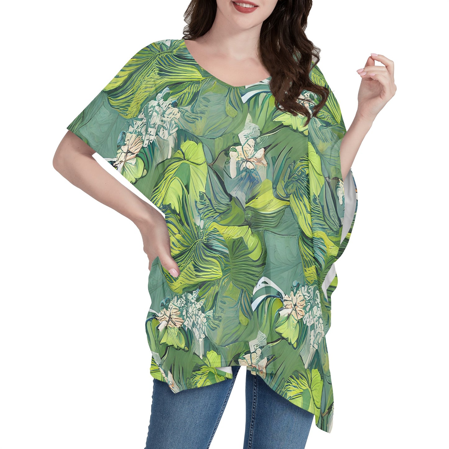 American Lotus Women Oversize Shirt Dress - Luxtrini, LLC