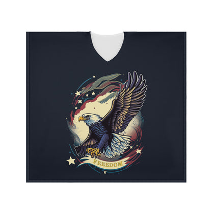 Freedom Flyer: Celebrating the Bald Eagle as a Symbol of Freedom and Strength in the USA Women Oversize Shirt Dress