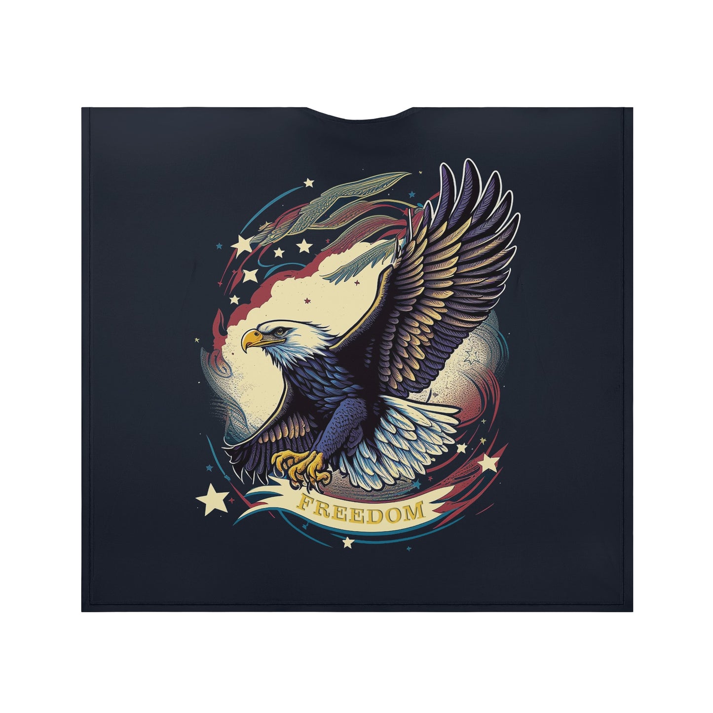 Freedom Flyer: Celebrating the Bald Eagle as a Symbol of Freedom and Strength in the USA Women Oversize Shirt Dress