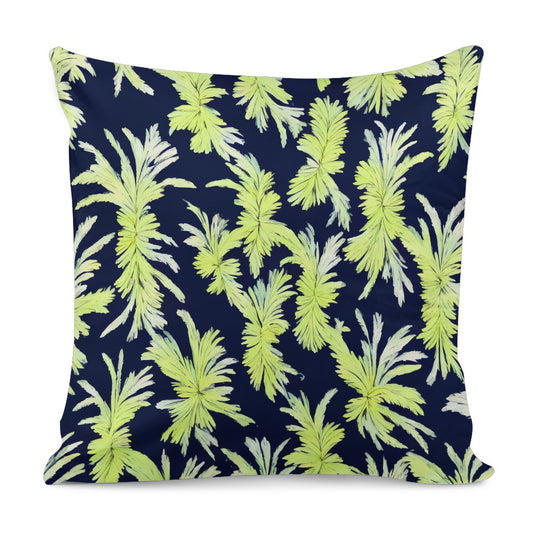 Puakenikeni - Lime Green and Black Pillow Cover - Luxtrini, LLC