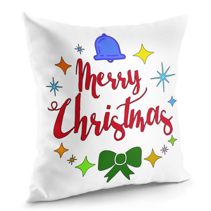 Pillow Cover - Merry Christmas - Luxtrini, LLC